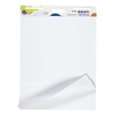   STICK N Öntapadó flipchartpapír, 76,2x63,5 cm, 2x30 lap, STICK N, fehér