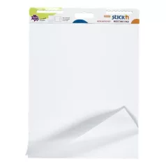   STICK N Öntapadó flipchartpapír, 76,2x63,5 cm, 2x30 lap, STICK N, fehér