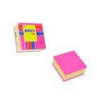 STICK N Öntapadó jegyzettömb, 51x51 mm, 250 lap, STICK N, neon rózsaszín