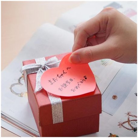 STICK N Öntapadó jegyzettömb, szív alakú, 70x70 mm, 50 lap, STICK N, rózsaszín