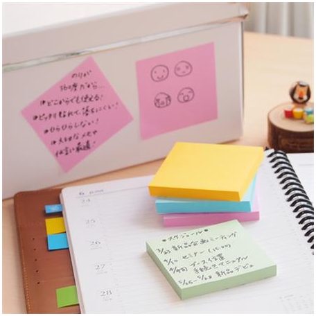 STICK N Öntapadó jegyzettömb, 76x127 mm, 100 lap, STICK N „360°, zöld