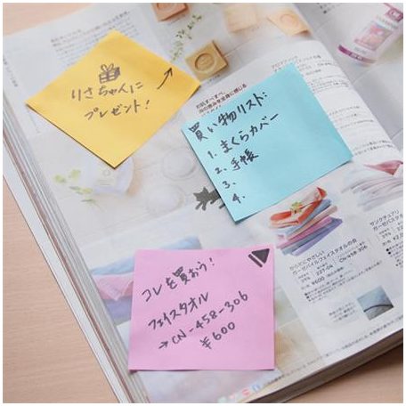 STICK N Öntapadó jegyzettömb, 76x127 mm, 100 lap, STICK N „360°”, rózsaszín