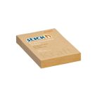 STICK N Öntapadó jegyzettömb, 76x51 mm, 100 lap, STICK N "Kraft Notes", barna