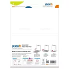 STICK N Asztali flipchart tömb, öntapadó, 584x508 mm, 20 lap, STICK N, fehér