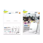 STICK N Asztali flipchart tömb, öntapadó, 584x508 mm, 20 lap, STICK N, fehér