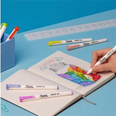   SHARPIE Filctoll készlet, vágott,  SHARPIE "S-Note", 4 különböző szín
