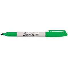   SHARPIE Alkoholos marker, 1 mm, kúpos, SHARPIE "Fine Point", zöld