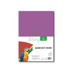 STEPA Rajzlap A3, 180g, 5x12 lap, STEPA, vegyes színek