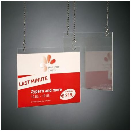 SIGEL Laptartó, függeszthető, fekvő, A4, SIGEL