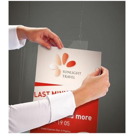 SIGEL Laptartó, függeszthető, fekvő, A4, SIGEL