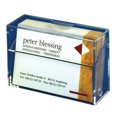 SIGEL Névjegytartó doboz, műanyag, 100 db-os, SIGEL, víztiszta