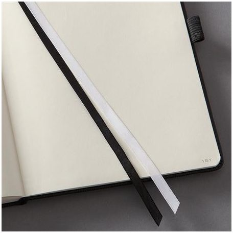 SIGEL Jegyzetfüzet, exkluzív, A5, sima, 97 lap, keményfedeles, SIGEL "Conceptum", fekete