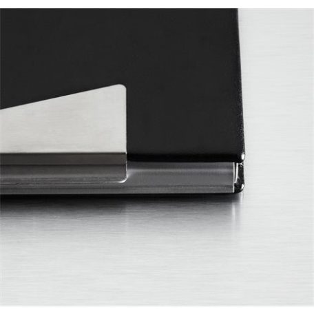 SIGEL Névjegytartó tárca, alumínium/műbőr, 20 db-os, SIGEL