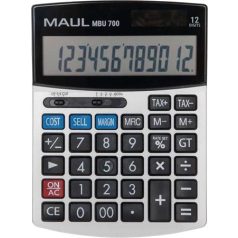  MAUL Számológép, asztali, 12 számjegy, MAUL "MBU 700", fekete