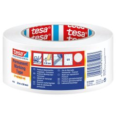   TESA Jelölőszalag, 50 mm x 33 m, TESA "Professional Premium", fehér