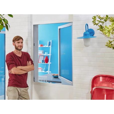 TESA Szúnyogháló, ablakra, tépőzáras, 1,3 x 1,3 m,  TESA® "Comfort", fekete