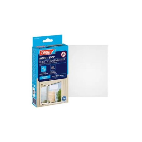 TESA Szúnyogháló, ablakra, tépőzáras, 1,5 x 1,8 m, TESA® "Insect Stop", fehér