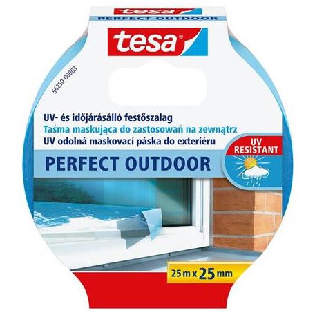 TESA Festő- és mázolószalag, kültéri, 25 mm x 25 m, TESA "Perfect  Outdoor"