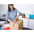 TESA Csomagolószalag, papír, 50 mm x 50 m, TESA "tesapack® 57180" barna