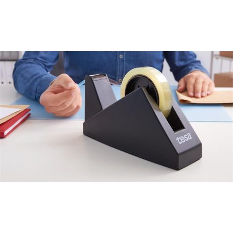 TESA Csomagolószalag adagoló, asztali, TESA "Easy Cut Economy"