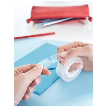 TESA Ragasztószalag, kézzel téphető, 19 mm x 25 m, TESA "tesafilm®", átlátszó