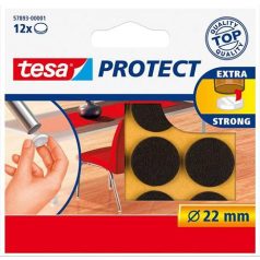   TESA Filckorong, karcolásgátló, 22 mm, TESA "Protect", barna