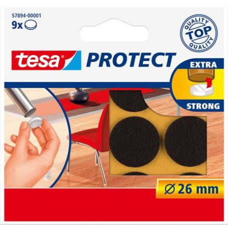 TESA Filckorong, karcolásgátló, 26 mm, TESA "Protect®", barna