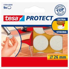   TESA Filckorong, karcolásgátló, 26 mm, TESA "Protect®", fehér