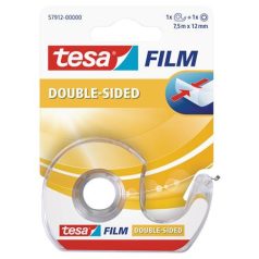   TESA Ragasztószalag, kétoldalas, adagolón, 12 mm x 7,5 m, TESA "tesafilm®"