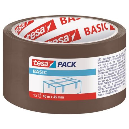 TESA Csomagolószalag, 45 mm x 40 m, TESA "tesapack® Basic", barna