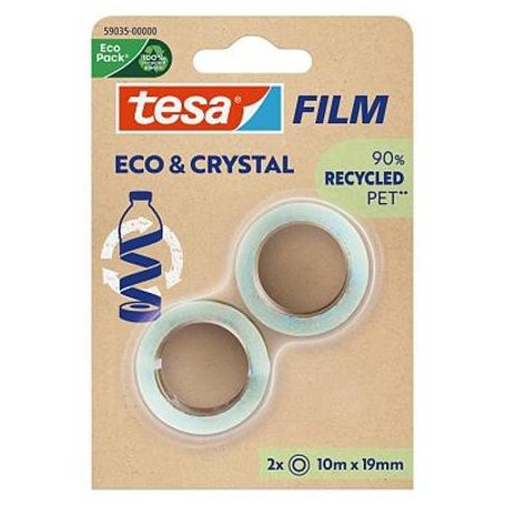 TESA Ragasztószalag, 19 mm x 10 m, TESA "Eco&Crystal", átlátszó