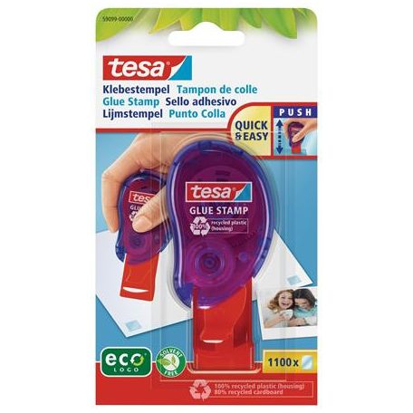 TESA Ragasztó bélyegző, 8,4 mm x 8,4 mm, TESA