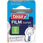 TESA Ragasztószalag, írható, papír, 19 mm x 10 m, TESA "tesafilm®", átlátszó