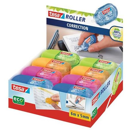 TESA Hibajavító roller, mini, 5 mm x 6 m, TESA "ecoLogo®"