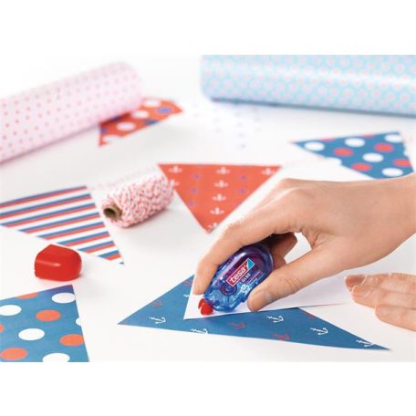 TESA Ragasztóroller, mini, eldobható, 5 mm x 6 m, TESA "ecoLogo®"