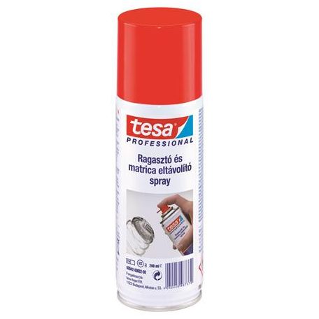 TESA Ragasztó- és matricaeltávolító spray, 200 ml, TESA