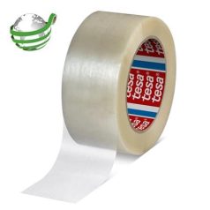   TESA Csomagolószalag, PET, 50 mm x 132 m, TESA "60418", áttetsző