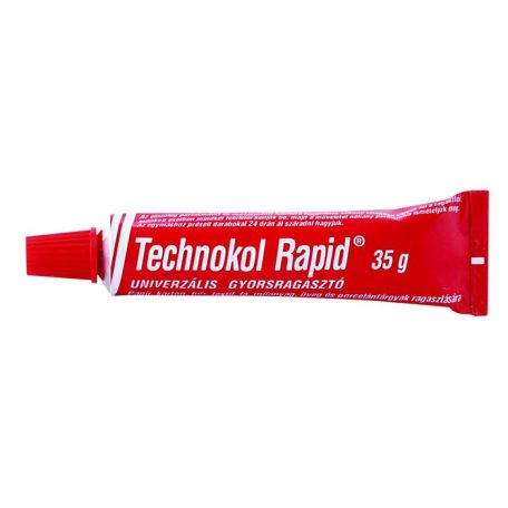 TECHNOKOL Ragasztó, folyékony, 35 g, TECHNOKOL "Rapid", piros