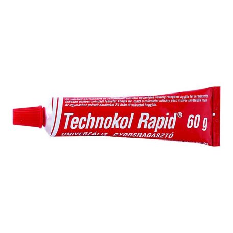 TECHNOKOL Ragasztó, folyékony, 60 g, TECHNOKOL "Rapid", piros