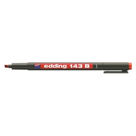 EDDING Alkoholos marker, OHP, 1 mm, EDDING "143 B", piros