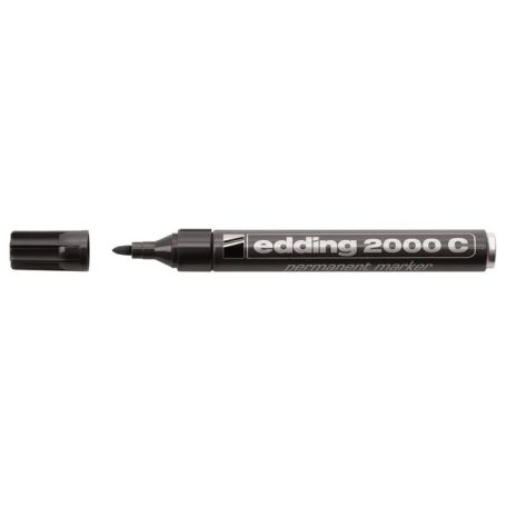EDDING Alkoholos marker, 1,5-3 mm, kúpos, EDDING "2000", fekete