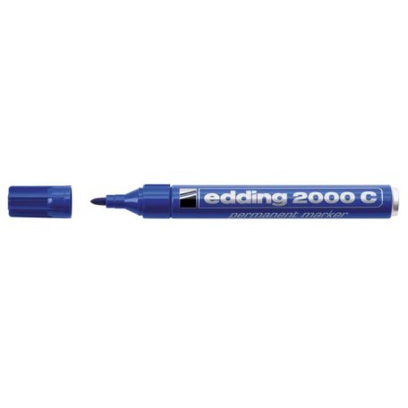 EDDING Alkoholos marker, 1,5-3 mm, kúpos, EDDING "2000", kék
