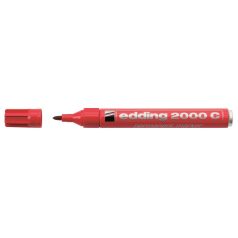   EDDING Alkoholos marker, 1,5-3 mm, kúpos, EDDING "2000", piros