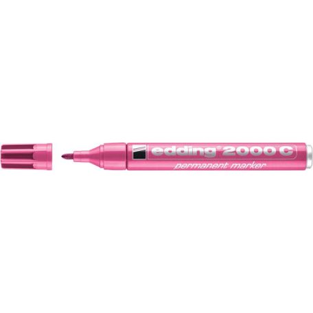 EDDING Alkoholos marker, 1,5-3 mm, kúpos, EDDING "2000", rózsaszín
