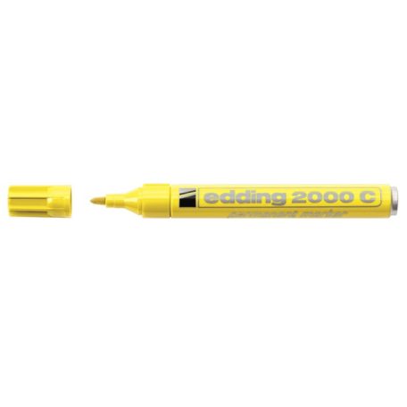 EDDING Alkoholos marker, 1,5-3 mm, kúpos, EDDING "2000", sárga