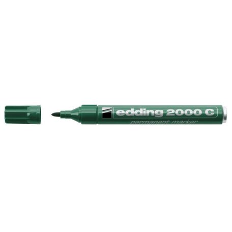 EDDING Alkoholos marker, 1,5-3 mm, kúpos, EDDING "2000", zöld