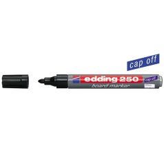   EDDING Tábla- és flipchart marker, 1-3 mm, kúpos, EDDING "250", fekete