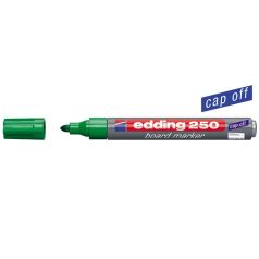   EDDING Tábla- és flipchart marker, 1-3 mm, kúpos, EDDING "250", zöld