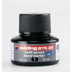   EDDING Utántöltő tábla- és flipchart markerhez, EDDING "BTK 25", fekete