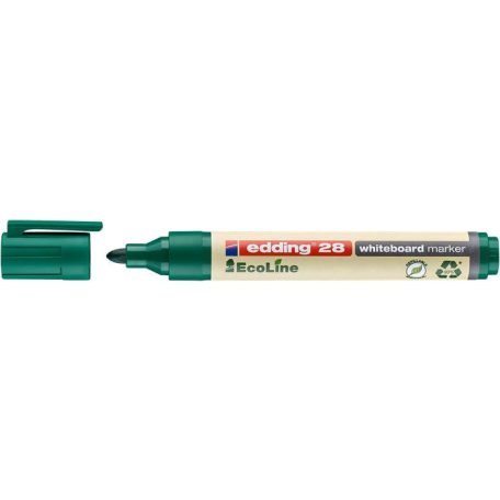 EDDING Tábla- és flipchart marker, 1,5-3 mm, kúpos, EDDING "28 Ecoline", zöld